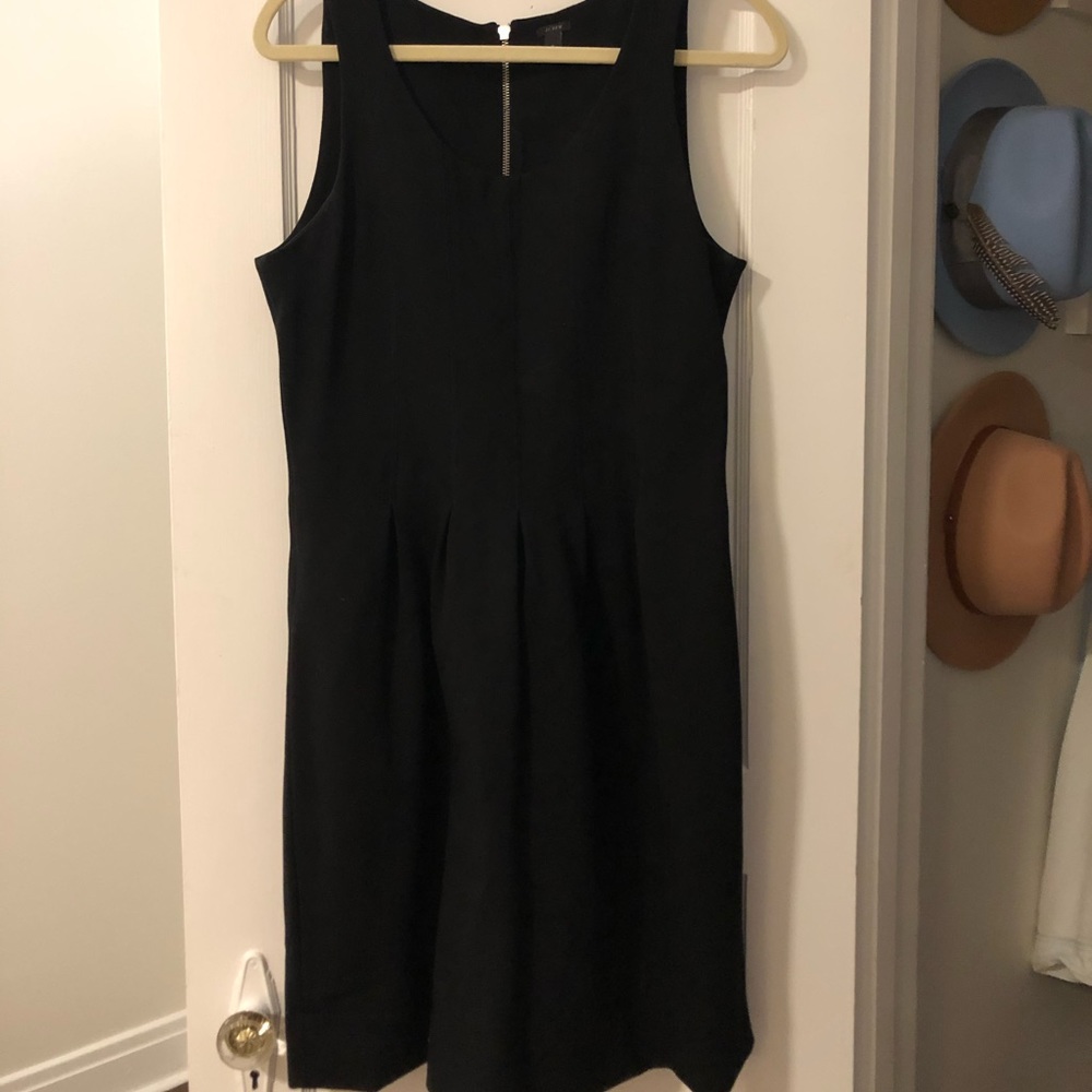 J. Crew sleeveless exposed zipper dress